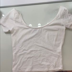 white off the shoulder